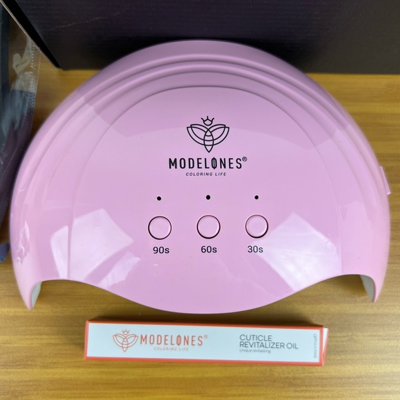 Gel Nail Polish Gift Set with Cuticle Oil, Base, Matte, and Shiny Top Coat - Picture 1 of 10